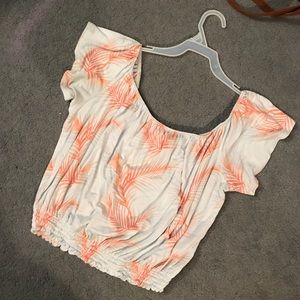 Forever 21 Flowy Off-Shoulder Shirt